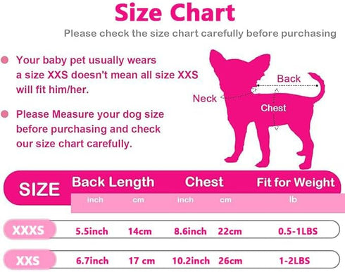 FLAdorepet 3 Packs Teacup Dog Cat XXS Clothes for Chihuahua Yorkie,Winter Warm Fleece Puppy Pet Clothes Sweater Shirt Vest for Mini Newborn Extra ...