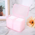 Dioche 2 Grids Nail Storage Box Nail Polish Remover Pad Storage Container Cosmetic Storage Box Organizer Holder Cotton Film Box for Nail Tools, Co...