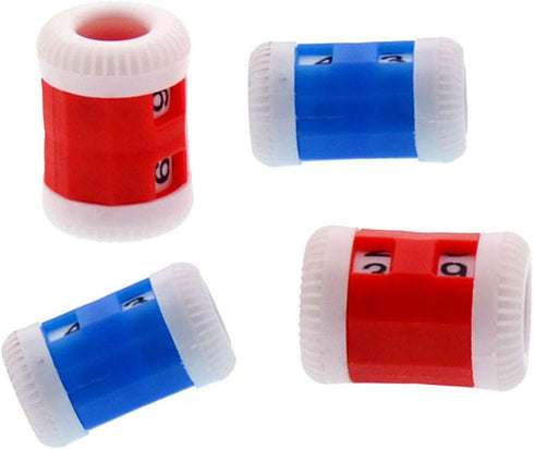 10 Pcs 2 Sizes Plastic Knit Counter Knitting Crochet Row Counter (5 Large and 5 Small)......
