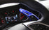 iJDMTOY Blue CNC Billet Aluminum Large Paddle Extensions Compatible with Chevy 2014-2019 C7 Corvette, 2016-up Gen6 Camaro...