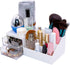 Granvela Desk Organizer Bedside Table Organizer with drawers for Home and office/school;Divided Makeup Storage and Display Box...