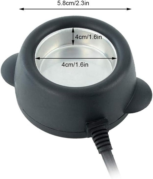 Hot Melt Glue Pot, Mini Electric Melting Beads Skillet Sticks Pellets Fusion Keratin Pan Warmer Professional Craft Stove 30W Heater for Crafting D...