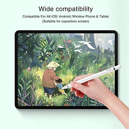 Stylus Pens for Touch Screens,Active Stylus Compatible with Apple,Magnetism Cover Cap,High Sensitivity,Rechargeable Stylus Pen Compatible with iOS...
