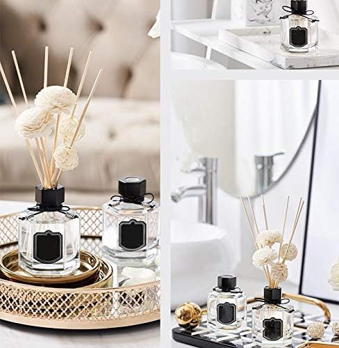 1Pcs 150ml 5 fl oz Empty Refillable Clear Glass Diffuser Bottle Aromatherapy Diffuser Jar Container Fragrance Accessories Use for DIY Replacement ...