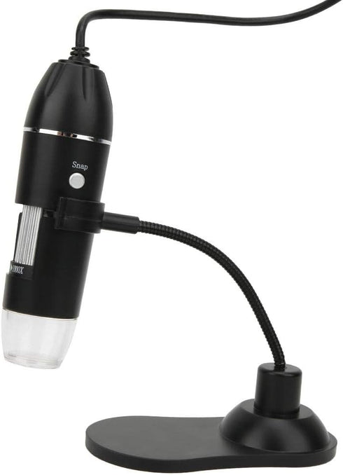 LED Digital Microscope, Aluminum Alloy Microscope, Electronic Biological Research Industrial for Archaeological Research Insect Observation...