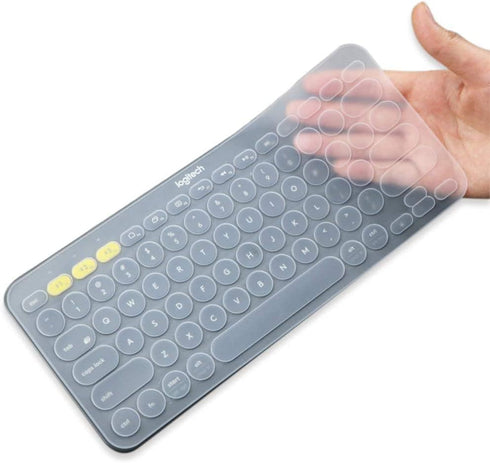Ultra Thin Silicone Keyboard Protective Cover for Logitech K380 Multi-Device Bluetooth Keyboard...