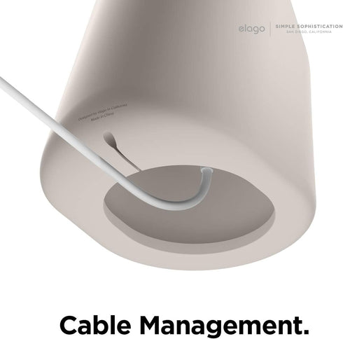 elago MS1 Charging Stand Compatible with MagSafe Charger - Premium Silicone Stand Compatible with iPhone 15/14/13/12 Series, Designed for iOS17 St...