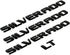 3D Raised and Strong Adhesive Decals Letters Badge Fit for Silverado LT 1500 2500Hd 3500Hd - Gloss Black...