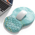 Ergonomic Mouse Pad Wrist Support with Massage Bulge Design, Pain Relief Mousepad Wrist Rest with Memory Foam & Non-Slip Base, Large Computer Mous...