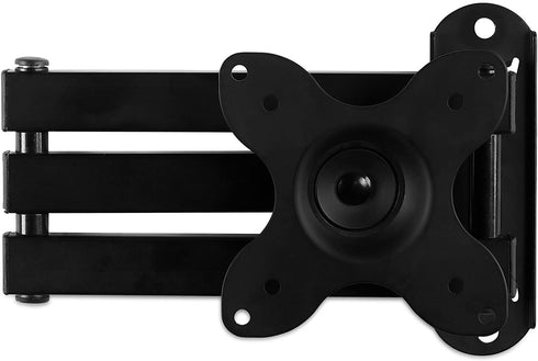 Mount-It! Small TV Monitor Wall Mount Arm | VESA Wall Mount Bracket | Fits 19 20 21 22 23 24 25 26 27 Inch Display Screens | 75 100 VESA and RV Co...