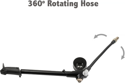 DNM High Pressure 300 PSI(20 BAR) Max Front Fork & Rear Shock Suspension Portable Mini Pump with Air Bleed Button...