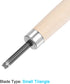 uxcell Wood Carving Knife Tools Chisels, 2mm 50# Carbon Steel Small Triangle Sculpting Graver for DIY Craft Sculpture Carpenter Beginners Experts,...