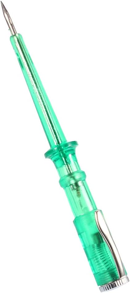 Automotive Circuit Tester, Test Light Probe with Indicator Light and Extended Spring Wire, DC 6V 12V 24V Light Bulb Voltage Test Pen(Green)...