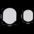64Pcs Clip-on Earring Pads Silicone Clip Earring Pads Comfort Earring Cushions for Clips on Earrings, 2 Size, White, Clear...
