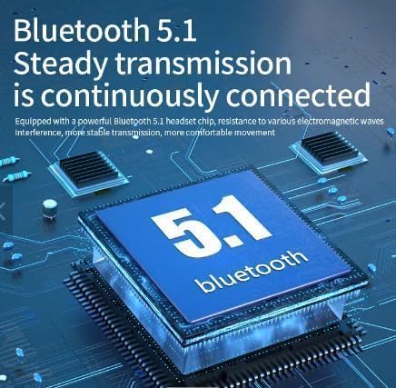 Headphones Bluetooth 5.3 Painless Wireless Open Ear Clip on Headphone Waterproof Running Earring Earphone Air Conduction Earphones Wireless Earbud...