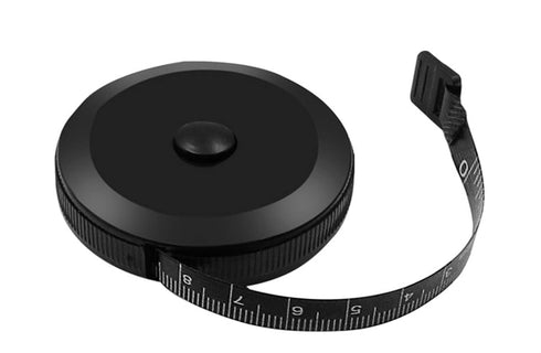 Black Tape Measure, Clothes Ruler, Gift Tape Measure, Mini Measuring Tape, Automatically Retractable Soft Reusable Plastic Ruler, Measuring Device...