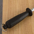 Professional Carbon Steel Black Knife Sharpening Steel, Black 12 Inch...