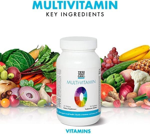 Yes You Can! Daily Multivitamins for Men and Women - Helps Assist Overall Health & Well-being, Contains Antioxidants, Rich in Vitamin A, B, C & E ...