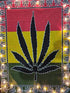 ICC Weed Tapestry Marijuana Wall Hanging leaf Poster Cannabis Hippie Decor Pot Flag Collage Dorm Trippy Bohemian Art psychedelic Small Hippie Rast...