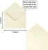 50 Pack A7 Colorful 5x7 Envelopes V Flap Invitation Envelopes for 5x7 Cards, Birthday, Weddings, Graduations, Greeting Cards, Baby Shower 5.24 x 7...