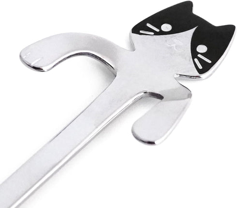 Japanese Crafted Metal Tea Spoons - Hookable Designs for Cups, Ideal for Tea Time & Breakfast - Durable, Hand Wash Recommended - Gift for Family a...