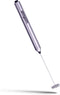 Electric Milk Frother Foamer, Portable Mini Mixer, Stainless Steel, Battery Operated, Use for Coffee, Hot Chocolate, Shakes...