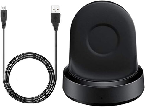 Kissmart Charger for Gear Sport, Replacement Charging Dock Cradle for Samsung Gear Sport SM-R600 Smart Watch (Black)...