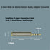 Adhiper 2.5mm Male to 3.5mm Female Audio Adapter Gold Plated Aux Auxiliary Plug Splitter 3 Ring Jack Support Converter Headphone Earphone Headset ...