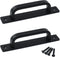 2Pcs Barn Door Handle Sliding Barn Door Pull Handle Kitchen Cabinet Drawer Handle Aluminum Alloy Flush Flat Base Cabinet Pull Door Panel Pull (5.0...