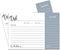 Dusty Blue Recipe Cards for Bridal Shower, Wedding Couple, Perfect for Any Special Occasions - 4x6, 25 Pack...