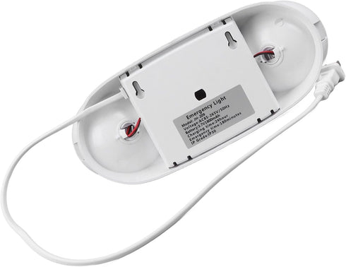 Emergency Light LED Emergency Lighting Fixtures with 2 Heads, Commercial Emergency Light 1800mAh Battery US Plug, 2 Adjustable LED Lamp Heads Entr...