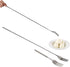 5Pcs Extendable Forks, Stainless Steel BBQ Telescopic Forks 8.7-25.4Inch Dessert Long Handle Fork Cutlery Barbecue Telescopic Toasting Dinner Frui...