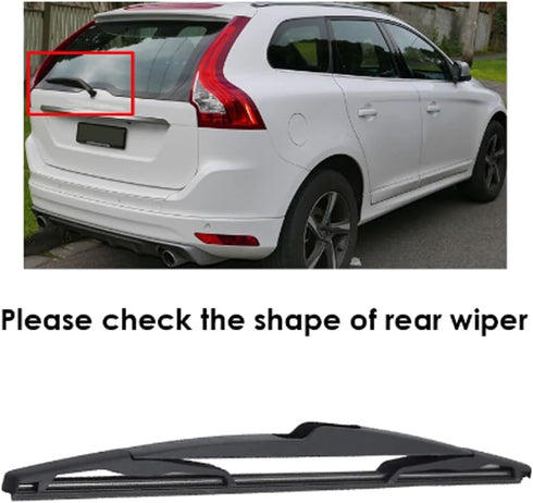 Windshield Wiper Blades Replacement for Volvo XC60 2012-2017 C30 2011-2013 front rear windshield wiper blades(Pack of 3,26"+20"+14")...