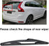 Windshield Wiper Blades Replacement for Volvo XC60 2012-2017 C30 2011-2013 front rear windshield wiper blades(Pack of 3,26"+20"+14")...