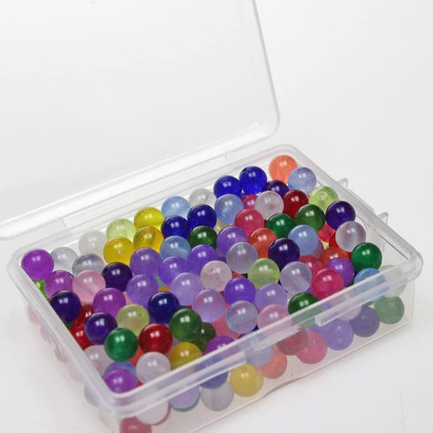 200pcs 6mm Stone Beads Kit Round Loose Gemstone Multicolor Jade Bead for Bracelet Necklace Earrings Jewelry Making...