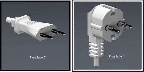 220 to 110 Travel Adapter (Korea to USA) Set of 2...