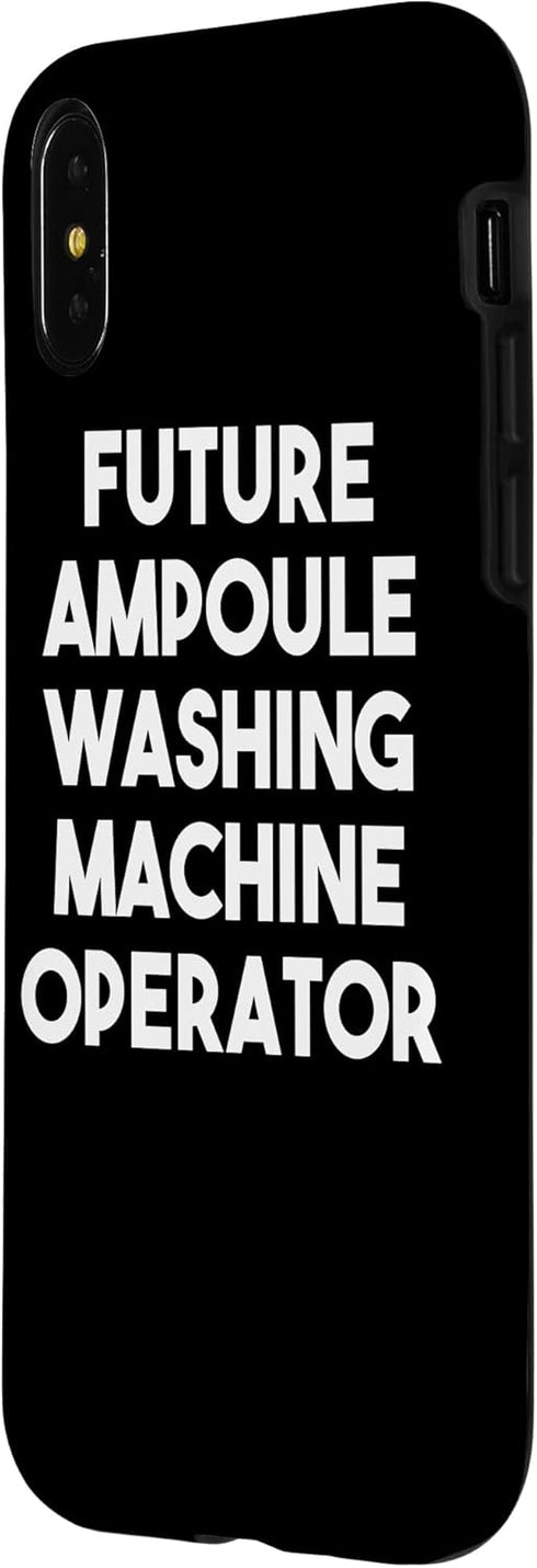 iPhone X/XS Future Ampoule Washing Machine Operator Case...