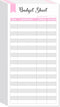 (Set of 90) Expense Tracker for A6 Budget Envelopes, Unpunched Budget Sheets Use with A6 Budget Binder Pockets, 3.1"x6.3"...