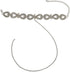 YERTTER Y Choker Rhinestone Crystal Oval Link Chain Tassel Choker Cuba Link Chain Necklace Set for Women Girls...