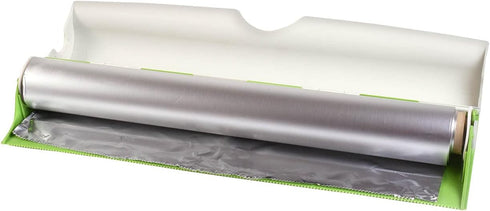 Hutzler Refillable Wrap Dispenser, Green 13" x 3.25" x 1.75"...