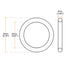 uxcell Silicone O-Rings, 20mm OD 16mm ID 2mm Width VMQ Seal Gasket for Compressor Valves Pipe Repair, White, Pack of 16...