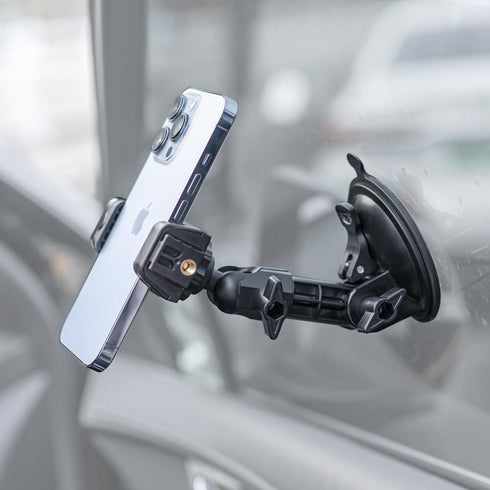 SOH Car Suction Cup Phone Holder Mount, Dashboard & Windshield Universal Car Mount for iPhone, Samsung, Google, Huawei, Nokia, Other Smartphones...