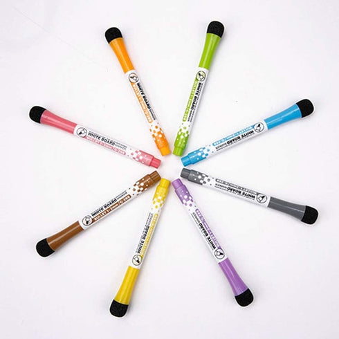 Yellow Magnetic Whiteboard Pen Writing Drawing Erasable Board Marker Office Supplies Erasable Whiteboard Pen Dry Erase and Wet Erase Markers...