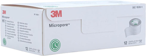 3M Medical & Surgical (n) Micropore Surgical Tape White 1 X 10 Yards Bx/12...