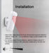Wireless Infrared Motion Sensor PIR Motion Detector Anti-Theft for Home Security Alarm System,Burglar Alert System Compatible with Alarm System Co...