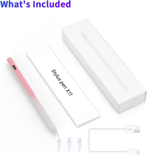 Stylus Pencil for Apple iPad Air 2024 11/13 inch M2, iPad Pro 13/12.9/11-inch, iPad Air Pencil 6/5/4/3th Generation, iPad Pro Pencil 3/4/5/6th Gen...