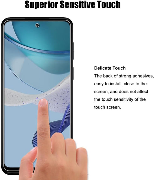 (3+3 For Motorola Moto G 5G 2023 (3 Pack) Tempered Glass Screen Protector and (3 Pack) Camera Lens Protector, 9H Hardness, 2.5D, Anti Scratch, HD ...