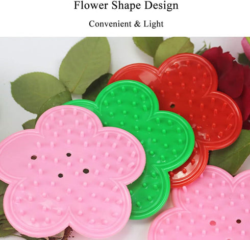 Plastic Rose Stripper Thorn Leaf Stripping Tool Rose Stem Remover Removal Tools Floral Arrangement for Garden Flower (Red)...