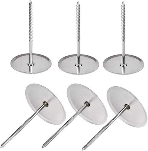 6Pcs Cake Flower Nail Trays Holder Stainless Steel Cake Decorating Supplies Flower Lifters for Icing Flowers Decoration Cake Baking DIY Tools, 2 S...