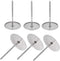 6Pcs Cake Flower Nail Trays Holder Stainless Steel Cake Decorating Supplies Flower Lifters for Icing Flowers Decoration Cake Baking DIY Tools, 2 S...